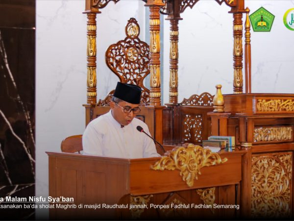 Do'a Malam Nisfu Sya'ban 1442 H di Pesantren Fadhlul Fadhlan