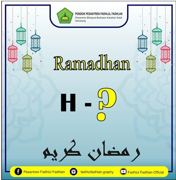 H-1 Ramadhan