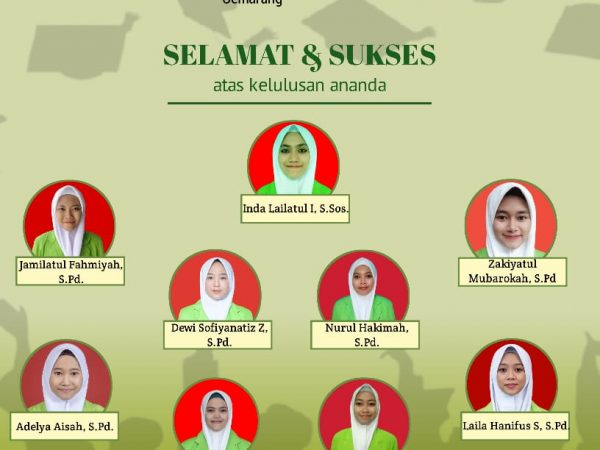 Wisudawan Santri Pondok Pesantren Fadhlul Fadhlan