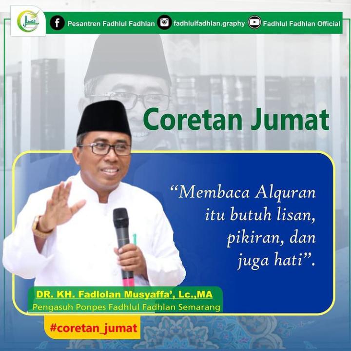 Membaca Alquran Itu Butuh Lisan, Pikiran, dan Hati