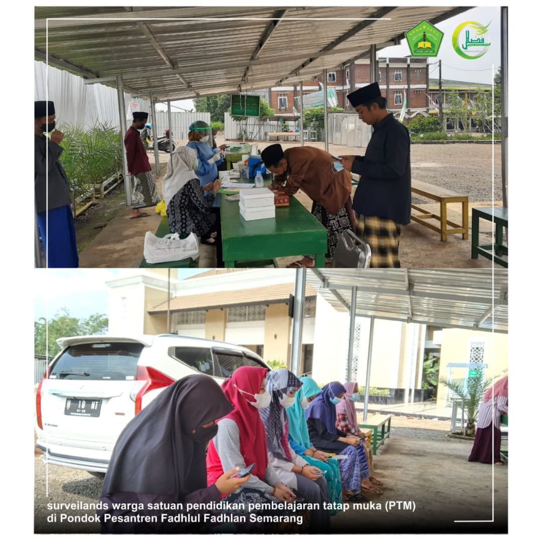 Surveilands Warga Satuan Pendidikan Pembelajaran Tatap Muka (Ptm) 2021 Di Pondok Pondok Pesantren Pesantren Fadhlul Fadhlan