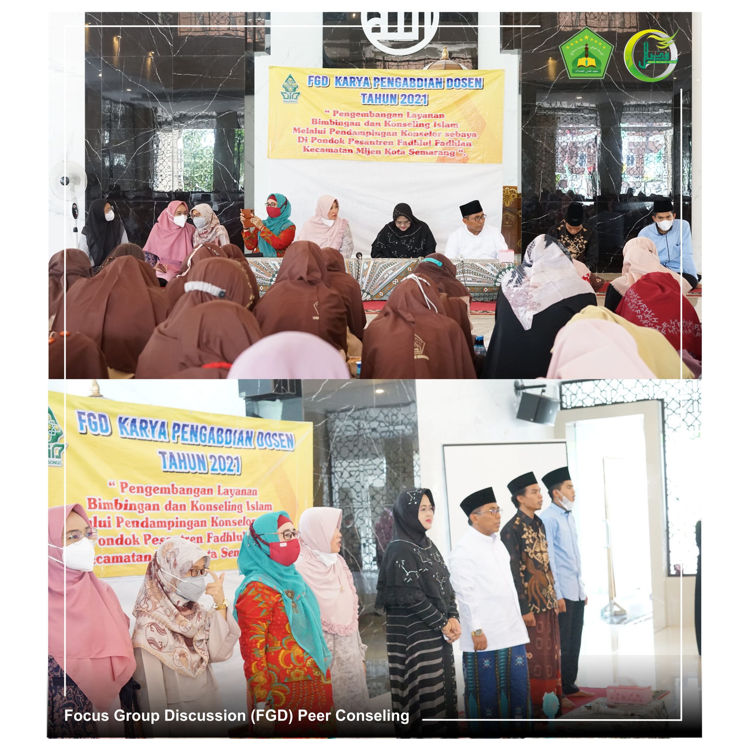 Focus Group Discussion (FGD) Peer Counseling di Pondok Pesantren Fadhlul Fadhlan Semarang