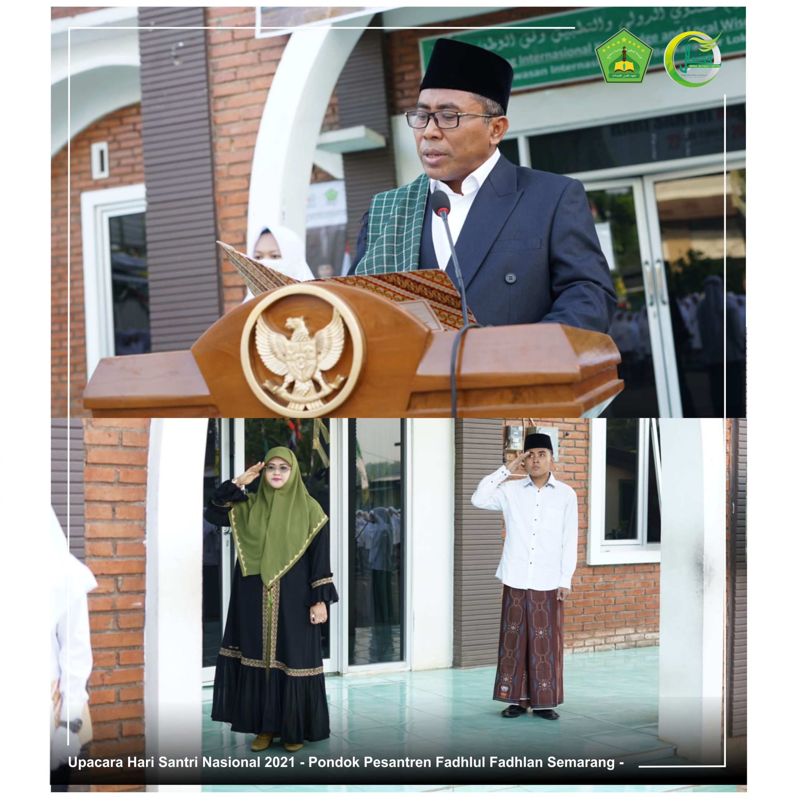 Peringatan Hari Santri Nasional 22 Oktober 2021 di Pondok Pesantren Fadhlul Fadhlan "Pesantren Bilingual Berbasis Karakter Salaf" Semarang