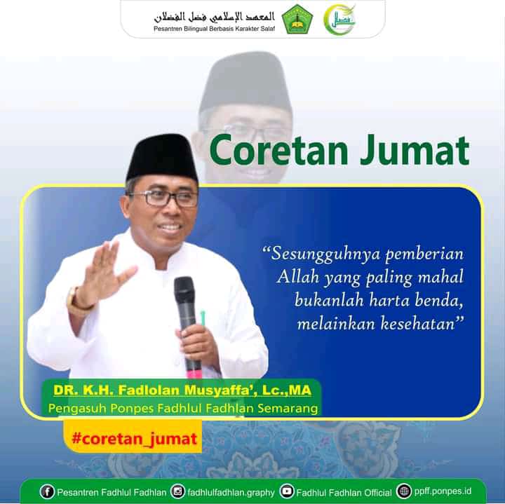 Sesungguhnya Pemberian Allah yang paling Mahal Bukanlah Harta Benda, Melainkan Kesehatan