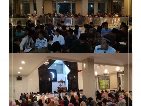 Menyambut Tahun Baru Masehi Pondok Pesantren Fadhlul Fadhlan (Pondok Pesantren Bilingual Berbasis Karakter Salaf) Semarang mengadakan shalawat bersama