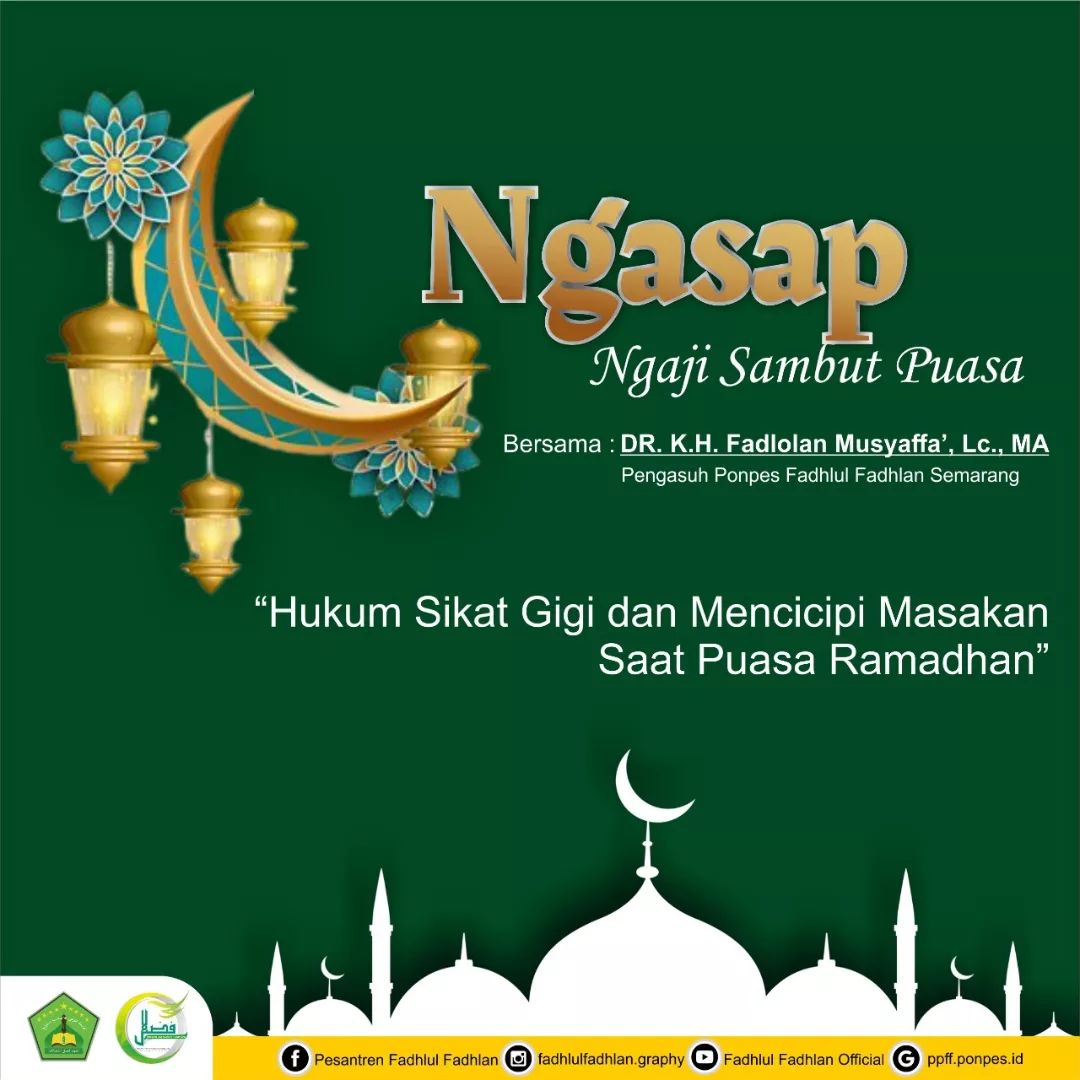 Hukum Sikat Gigi dan Mencicipi Masakan Saat Puasa Ramadhan?