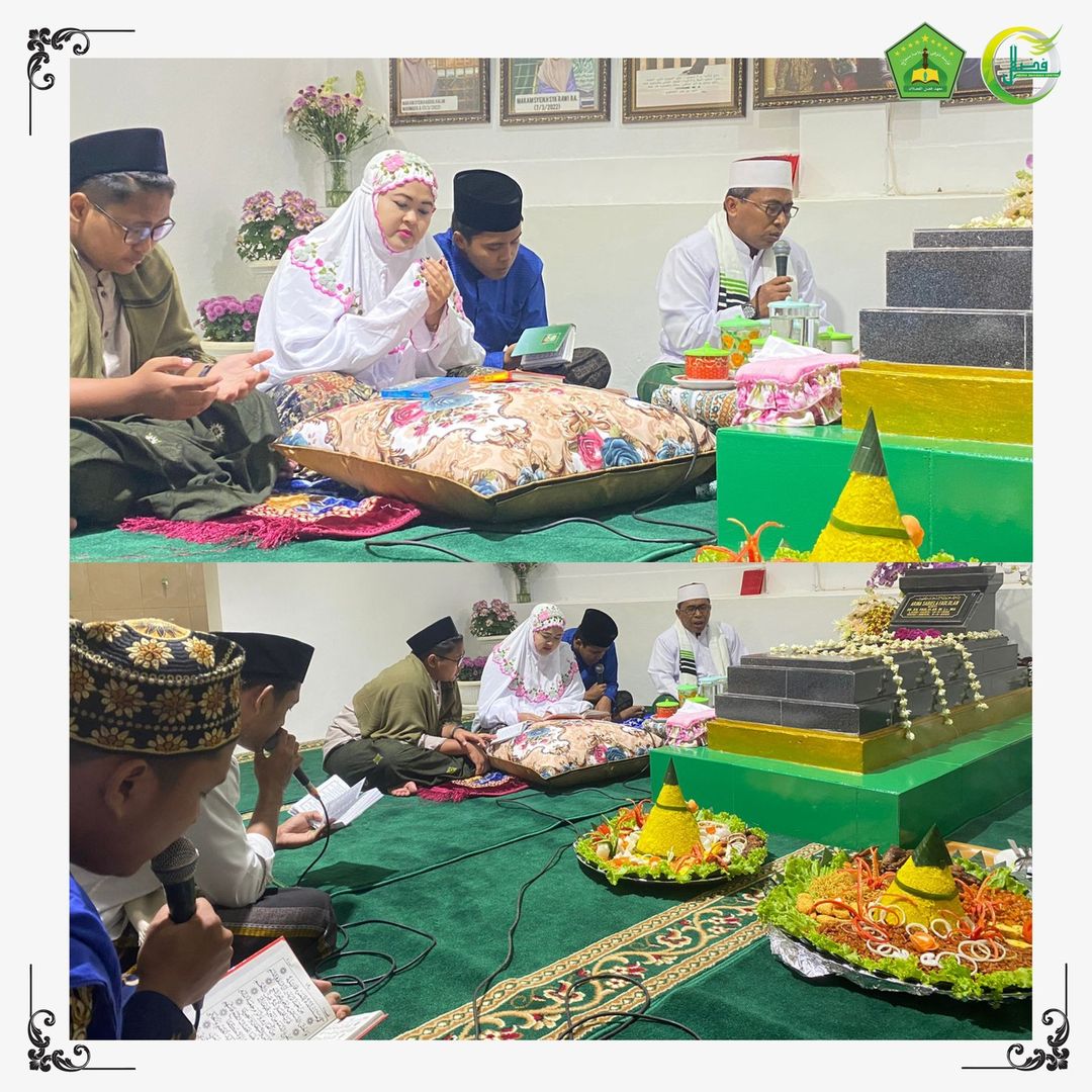 Sambut Ramadhan Santri Pondok Pesantren Fadhlul Fadhlan Lantunkan Maulid Burdah