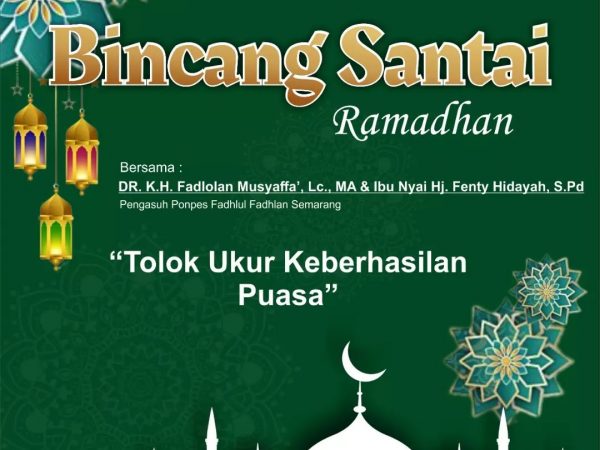Sukses puasa Ramadhan jika...??