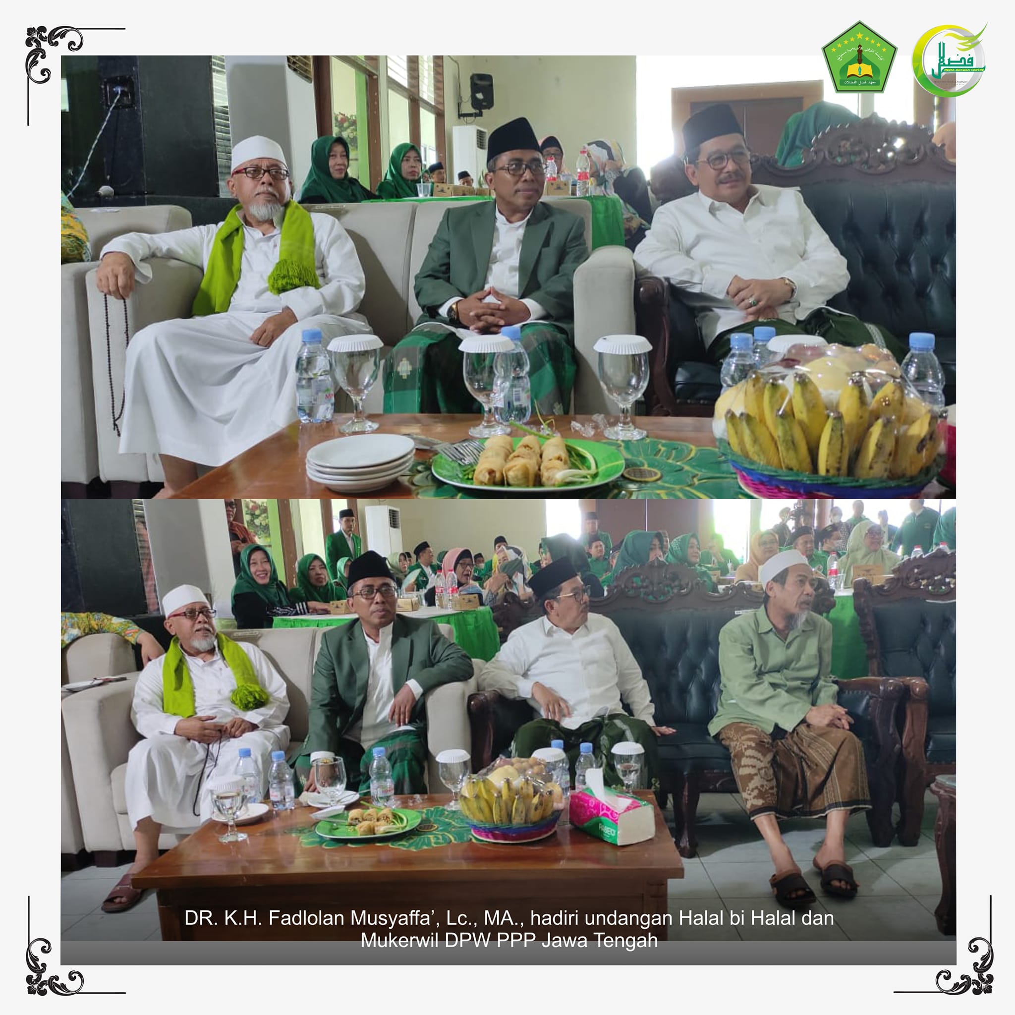 Kyai Fadhlolan Musyaffa' Hadiri Undangan Acara Halal Bi Halal Dan Mukerwil DPW PPP Jawa Tengah