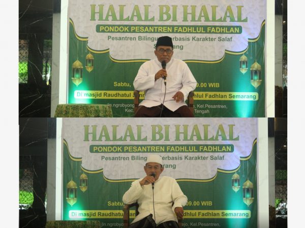 Acara Halal Bihalal dan Reuni Alumni Santri Kiai Fadlolan di Pondok Pesantren Fadhlul Fadhlan Semarang