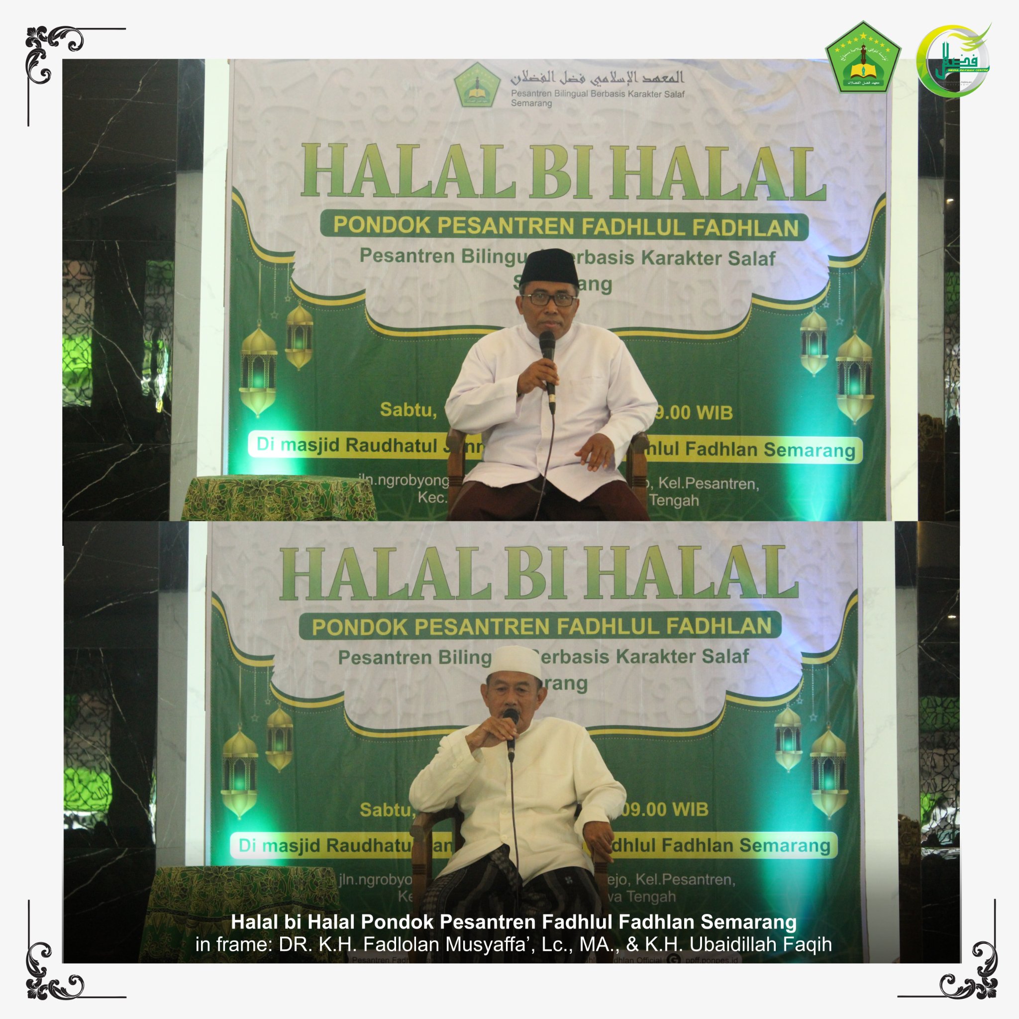 Acara Halal Bihalal dan Reuni Alumni Santri Kiai Fadlolan di Pondok Pesantren Fadhlul Fadhlan Semarang