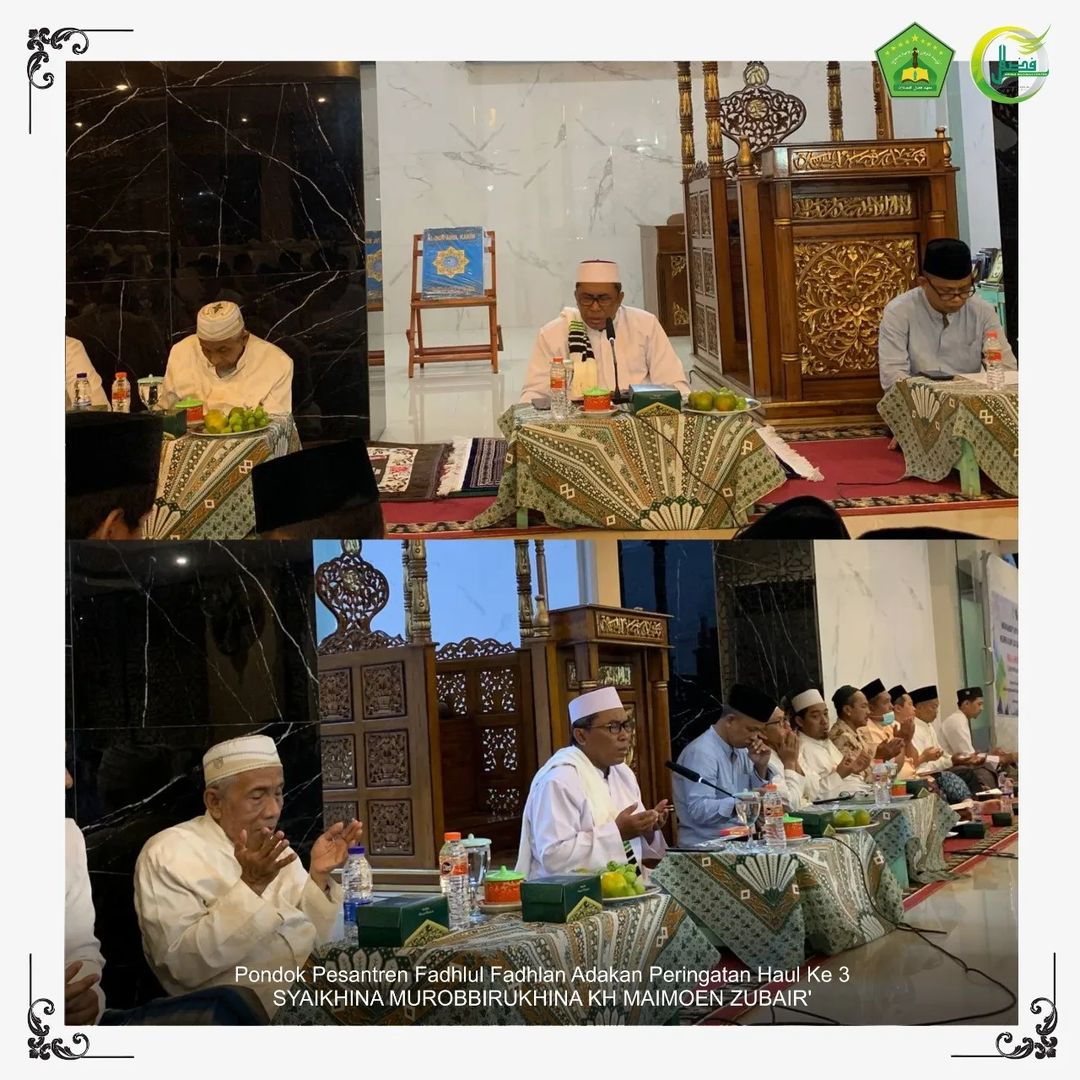 PONDOK PESANTREN FADHLUL FADHLAN ADAKAN PERINGATAN HAUL KE 3 SYAIKHINA MUROBBIRUKHINA KH MAIMOEN ZUBAIR