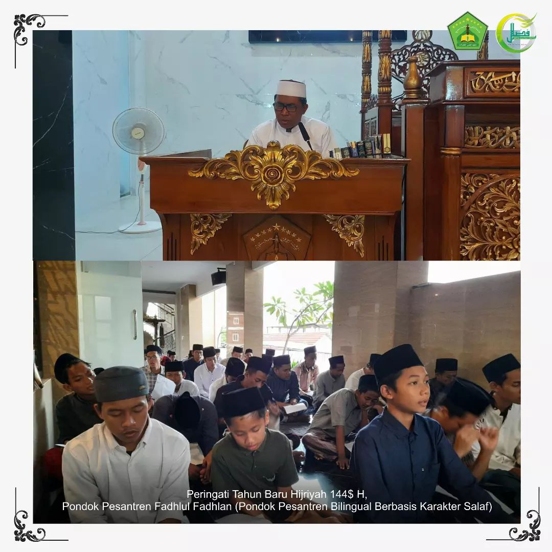 PonPes Fadhlul Fadhlan Adakan Pembacaan Do'a Akhir Tahun, Dan Awal Tahun Bersama