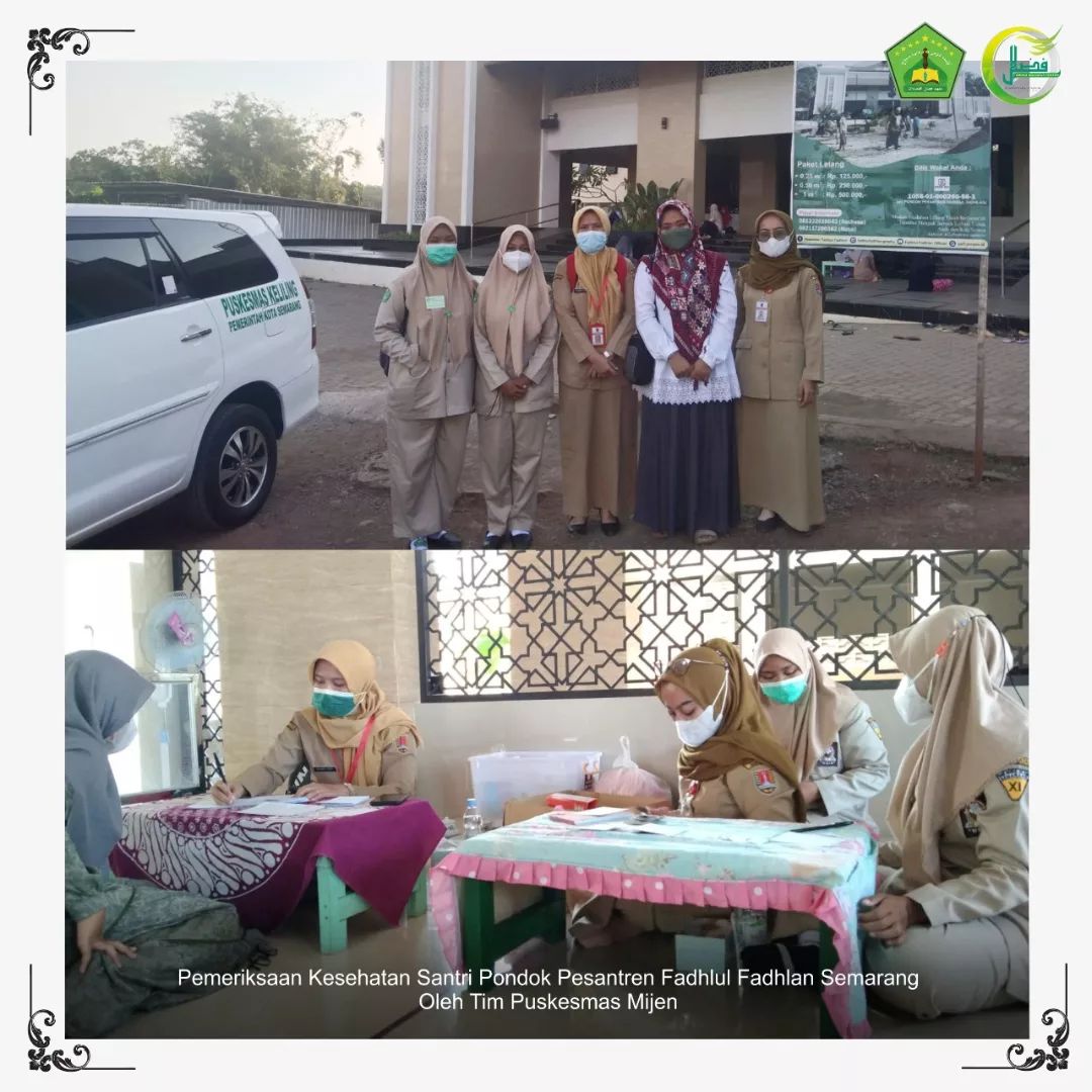 Pemeriksaan Kesehatan Santri Pondok Pesantren Fadhlul Fadhlan Semarang Oleh Tim Puskesmas Mijen Pemeriksaan Kesehatan Santri Pondok Pesantren Fadhlul Fadhlan Semarang Oleh Tim Puskesmas Mijen