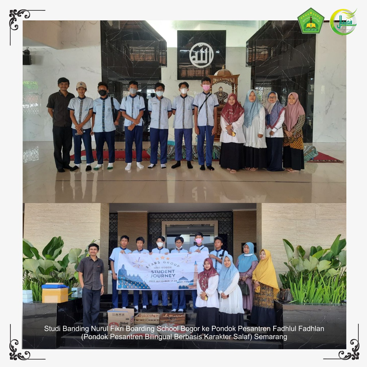 Studi Banding Nurul Fikri Boarding School Bogor ke Pondok Pesantren Fadhlul Fadhlan Semarang