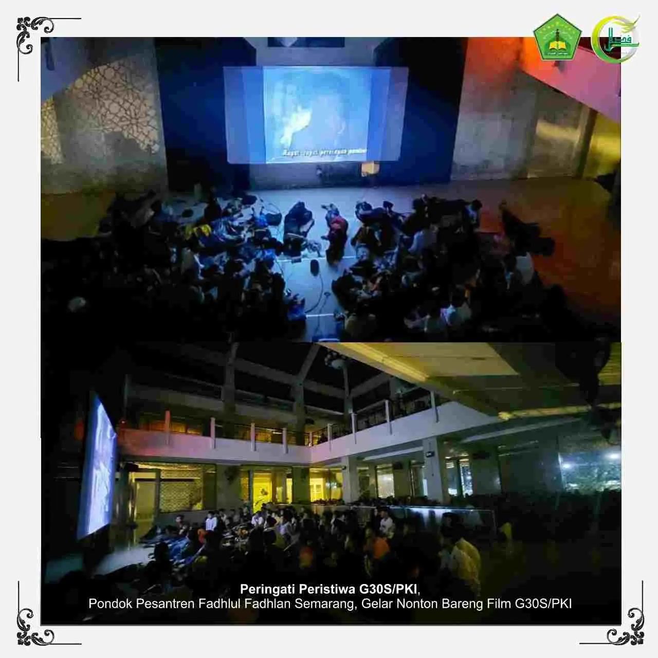 Peringati Peristiwa G30S/PKI, Pondok Pesantren Fadhlul Fadhlan Semarang, Gelar NoBar Film G30S/PKI.
