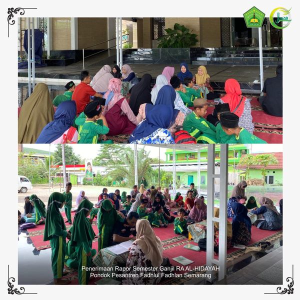 Penerimaan Rapor Semester Ganjil RA AL-HIDAYAH