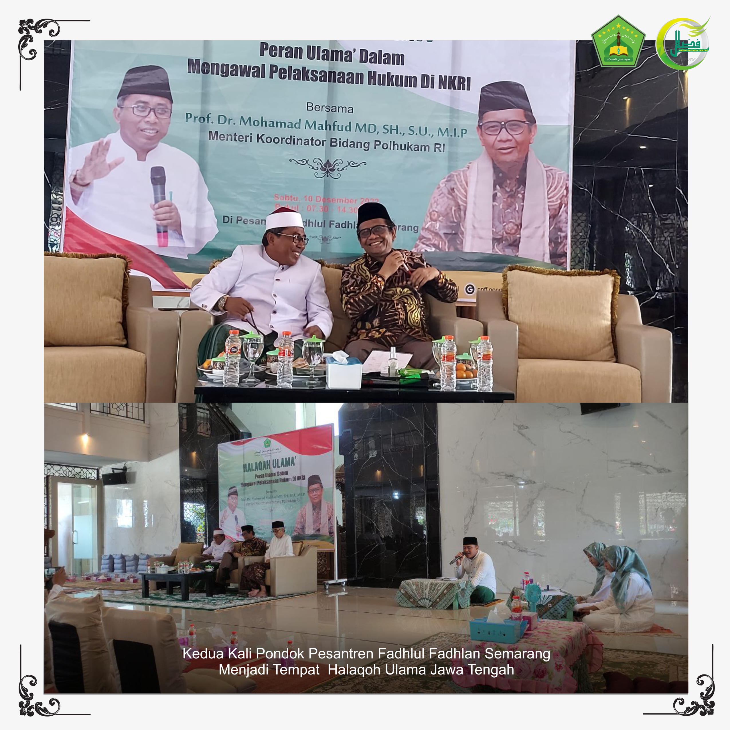 Kedua Kali PPFF Menjadi Tempat  Halaqoh Ulama Jawa Tengah