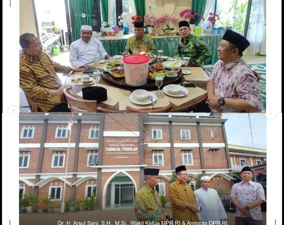 Wakil Ketua MPR Dr H Arsul Sani SH MSi Berkunjung Ke Pesantren Fadhlul Fadhlan