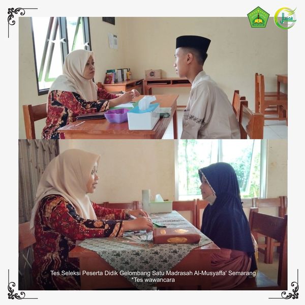 Tes Seleksi Peserta Didik Gelombang Satu Madrasah Al-Musyaffa' Semarang