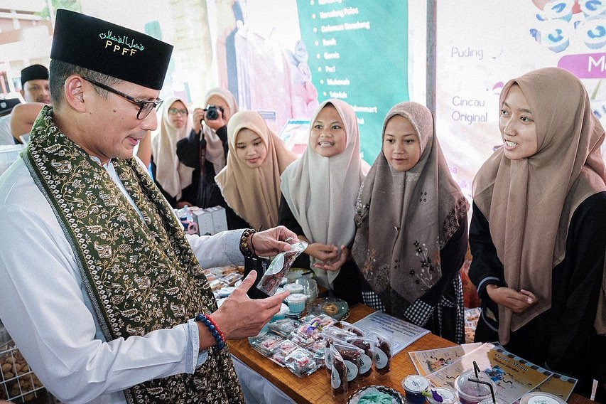 BUMP Fadhlul Fadhlan Tarik Perhatian Mentri Pariwisata dan Ekonomi Kreatif