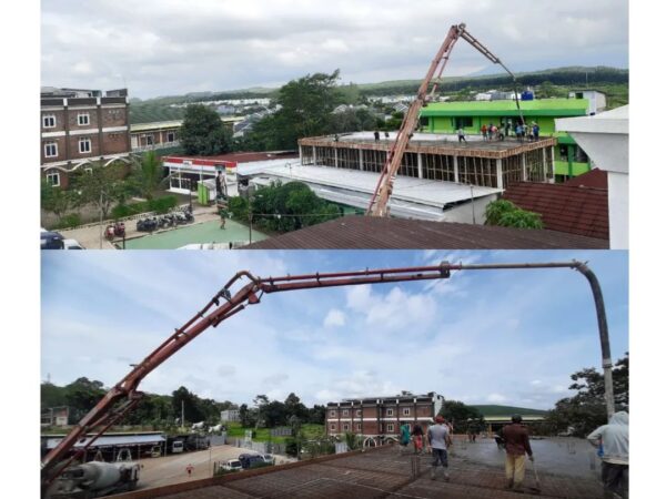 Pengecoran Lantai 3 Gedung MTs Al-Musyaffa' Banat Pondok Pesantren Fadhlul Fadhlan (PPFF) Semarang.