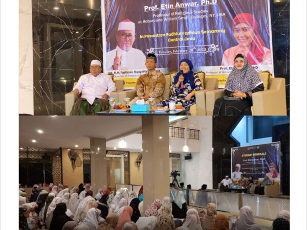 Prof. Etin Anwar, Ph.D., Berikan 5 Teori Meraih Sukses Kepada Santri Pondok Pesantren Fadhlul Fadhlan Semarang.