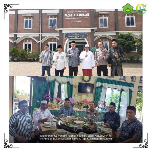 Silaturahmi Ke Ponpes Fadhlul Fadhlan, Wakil Ketua MPR RI "Ini Pondok Bukan Sekedar Berkah, Tapi Kelebihan Berkahnya"