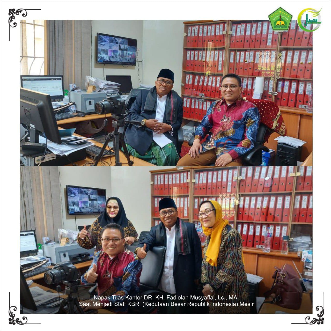Napak Tilas Kantor DR. KH. Fadlolan Musyaffa', Lc., MA. Saat Menjadi Staf KBRI Mesir