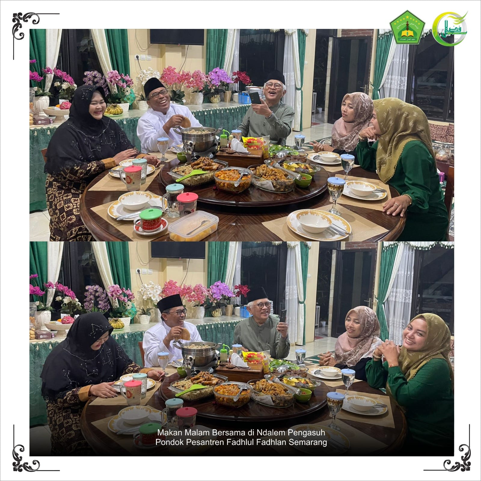KH Ahmad Mustofa Bisri (Gus Mus)  Kangen Silaturrahmi ke Pengasuh Pondok Pesantren Fadhlul Fadhlan Semarang