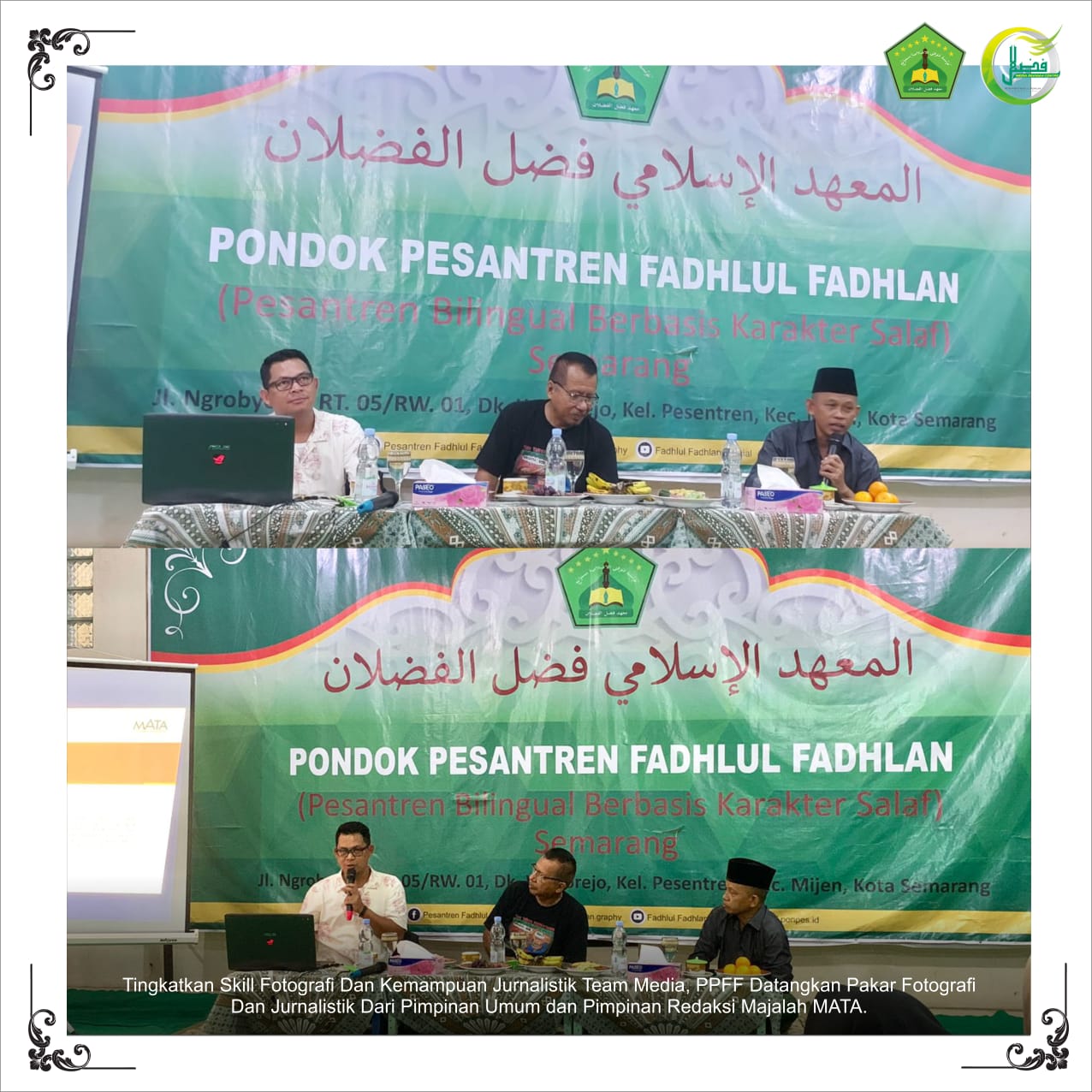 Tikngkatkan Skill Fotografi dan Jurnalistik Team Media, PPFF Datangkan Pakar Fotografi dan Jurnalistik Senior