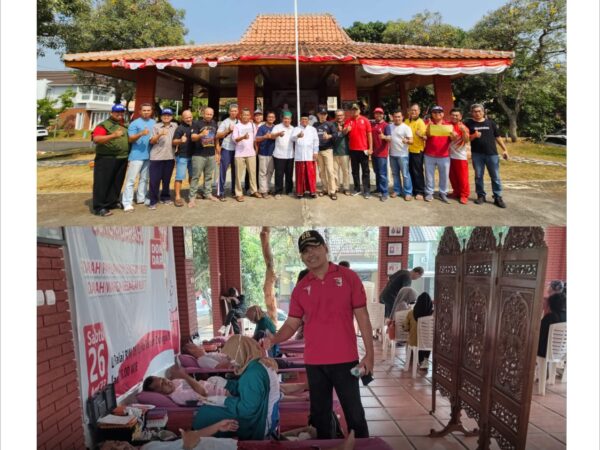 Donor Darah Untuk Kemanusiaan oleh PMI Kota Semarang, DR. KH. Fadlolan Musyaffa', Lc., MA Berpartisipasi Bersama Warga Graha Taman Bunga BSB