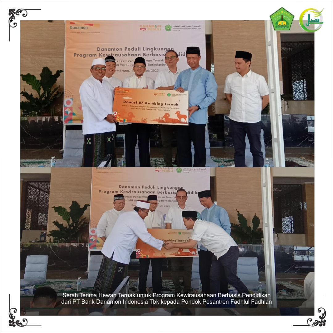 Perkuat Program Kewirausahaan Berbasis Pendidikan, Pondok Pesantren Fadhlul Fadhlan Berkolaborasi Dengan Bank Danamon