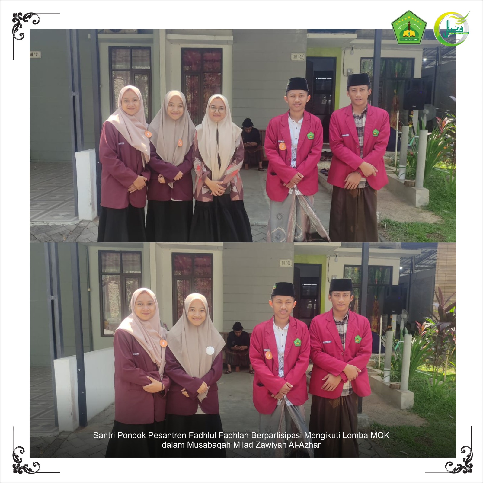 Selamat! Santri Pondok Pesantren Fadhlul Fadhlan Berhasil Kembali Raih Juara 2 Lomba MQK dalam Musabaqah Milad Zawiyah Al-Azhar Tahun 2023