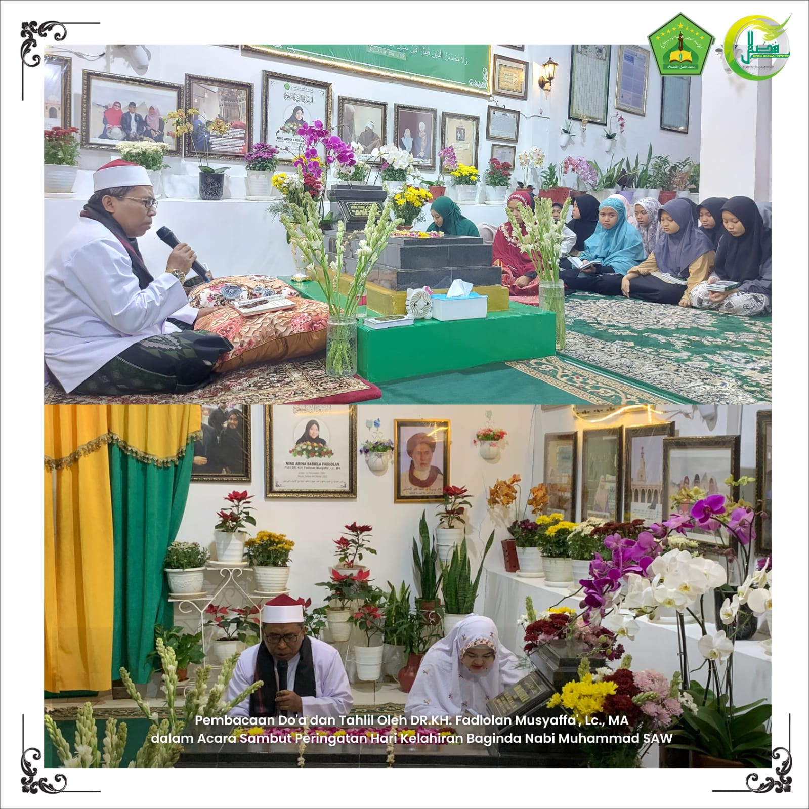 Sambut Peringatan Hari Kelahiran Baginda Nabi Muhammad SAW, Seluruh Santri PPFF Lantunkan Qosidah Burdah