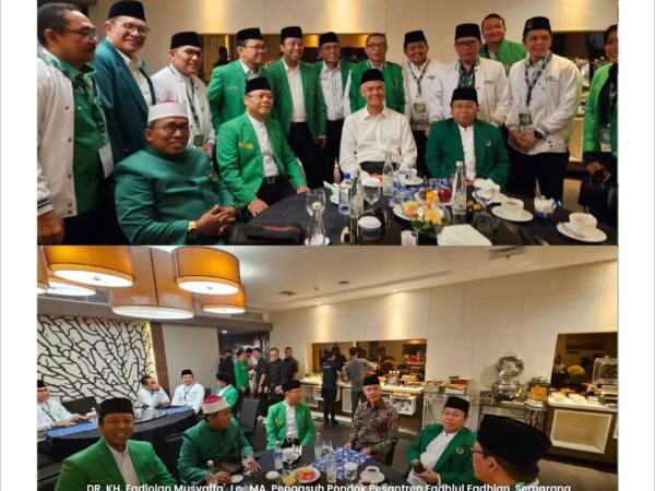 DR. KH. Fadlolan Musyaffa' Lc., MA. Pengasuh Pondok Pesantren Fadhlul Fadhlan Hadiri Pembukaan Workshop Nasional Anggota DPRD Provinsi dan Kabupaten/ Kota Se-Indonesia PPP