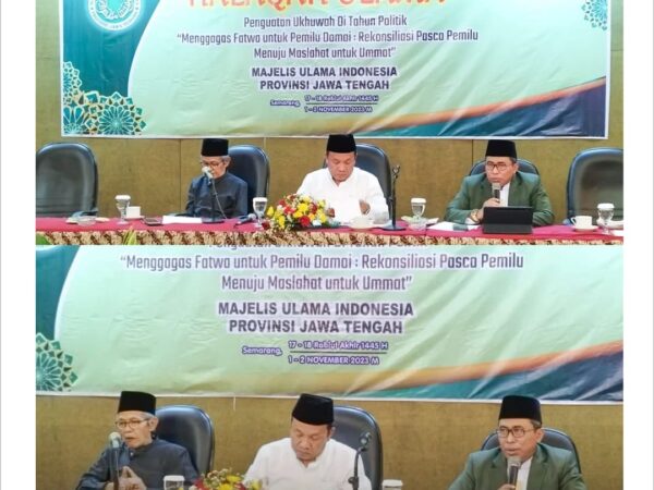 Jelang Pemilu, Ketua Komisi Fatwa MUI Hadiri Halaqoh Ulama MUI Jateng Gagas Fatwa Pemilu Damai 2024