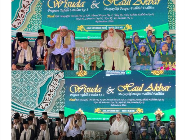 Sukses Terapkan Program Unggulan Tahfidh Qur’an 6 Bulan 30 Juz, PPFF Gelar Wisuda Tahfidz Angkatan Ke-3