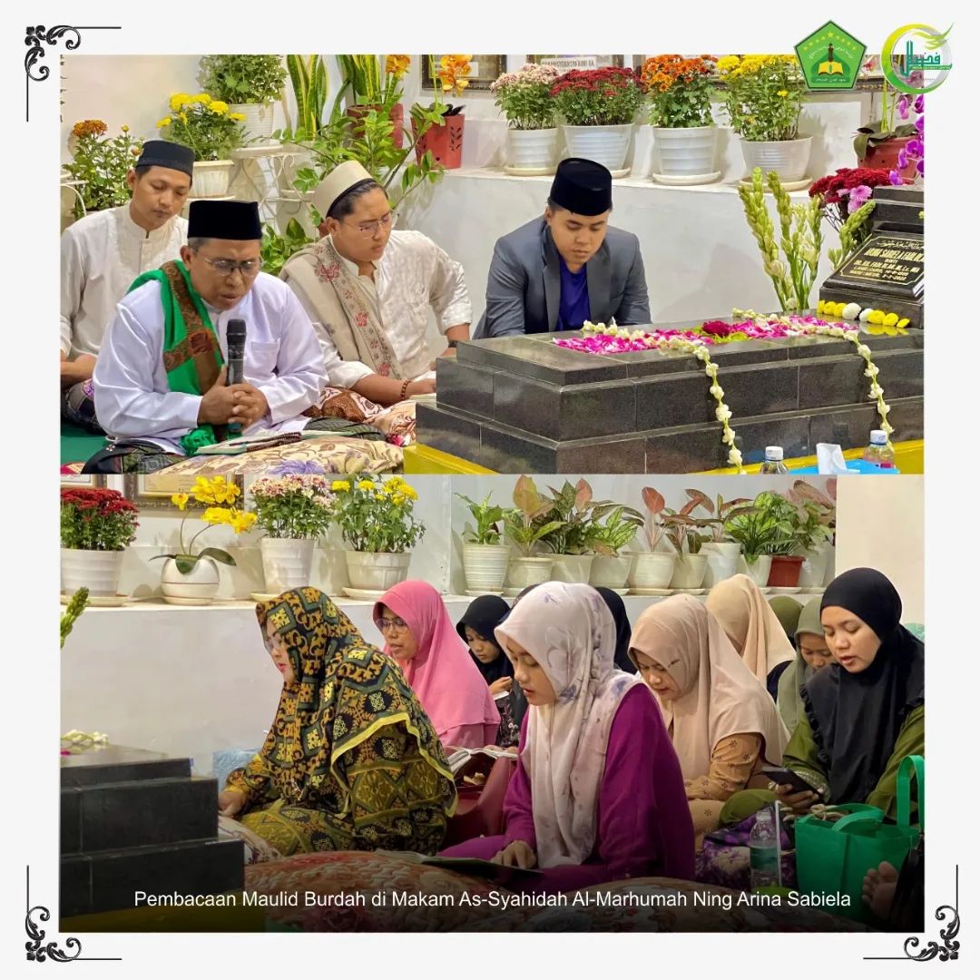 Haul ke-2 al-Syahidah Ning Arina Sabiela binti DR. KH. Fadlolan Musyaffa' Lc., MA, Pondok Pesantren Fadhlul Fadhlan Adakan Khataman al-Qur'an dan Pembacaan Maulid Burdah