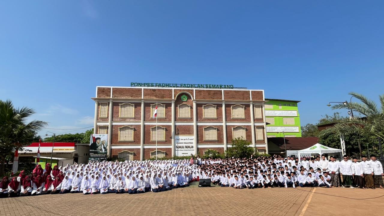 Pondok Pesantren Fadhlul Fadhlan Laksanakan Upacara 17 Agustus 2025