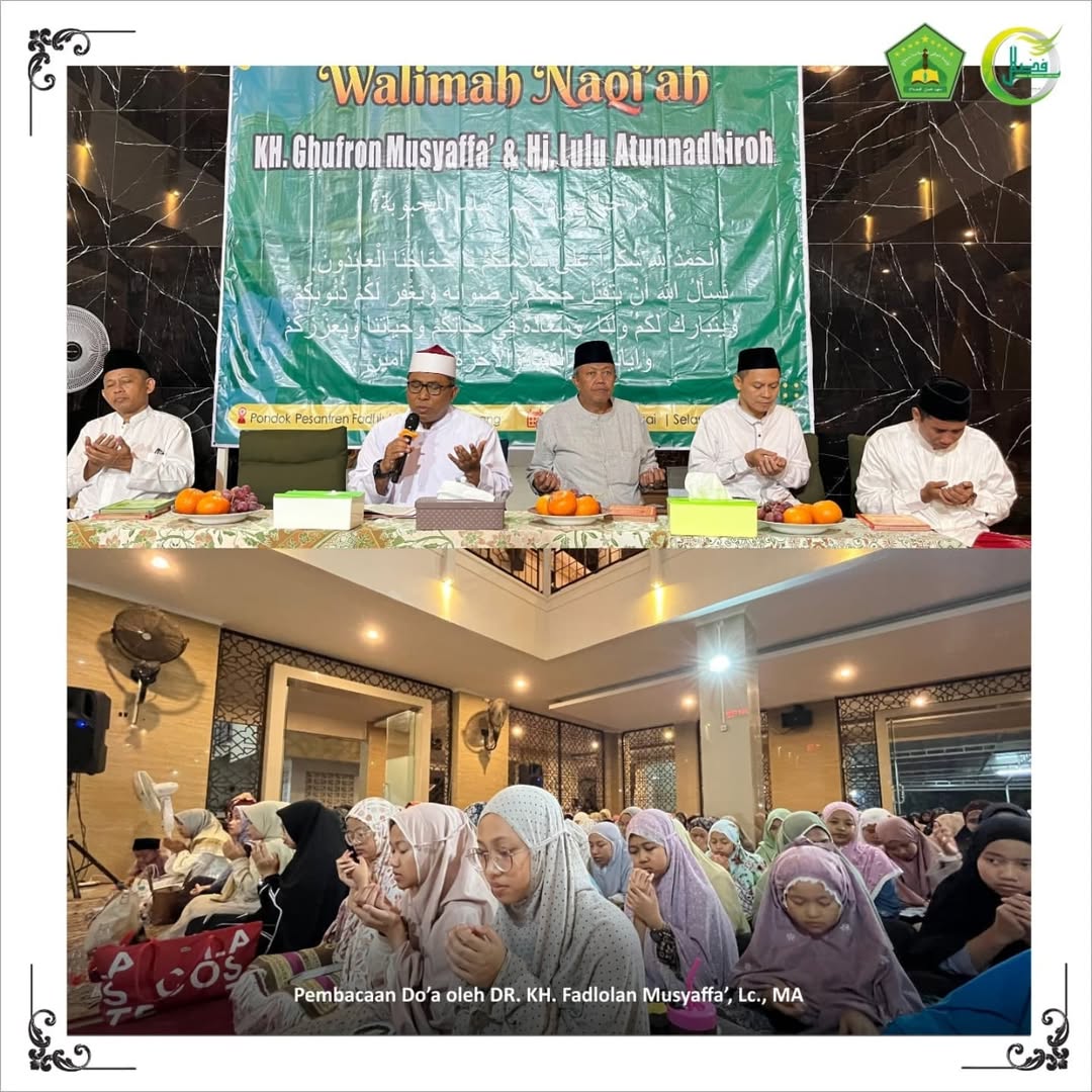 Lantunan Burdah Iringi Walimah Naqi’ah, Tanda Syukur Kepulangan Haji KH. Ghufron Musyaffa’ dari Tanah Suci