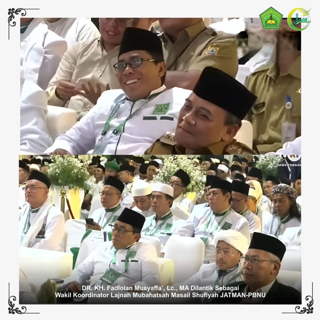 Perkuat JATMAN-PBNU, KH. Fadlolan Musyaffa’ Dilantik Sebagai Wakil Koordinator Lajnah Mubahatsah Masail Shufiyah