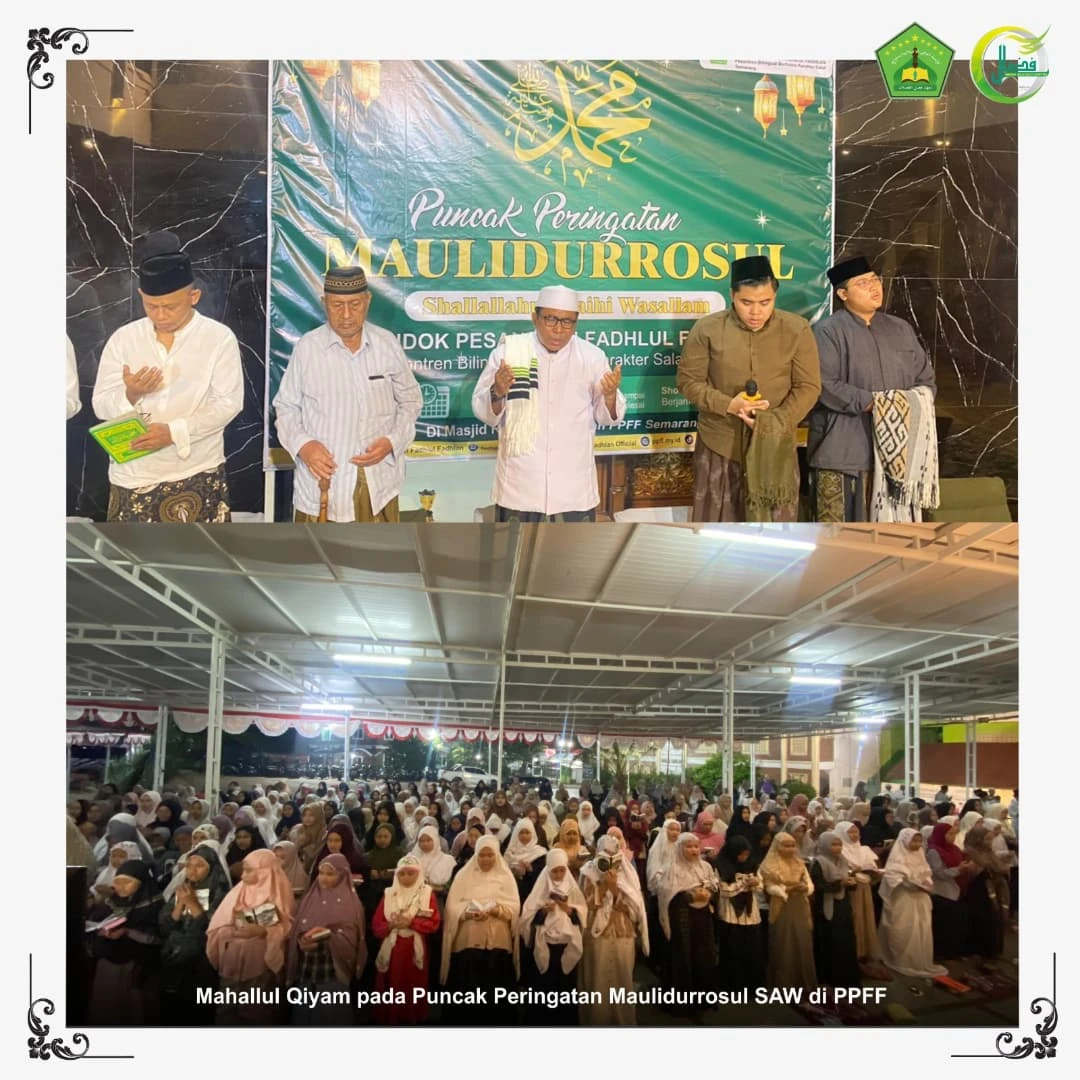 Perkuat Cinta dan Teladani Rasulullah, PPFF Gelar Puncak Maulidurrosul 1447H