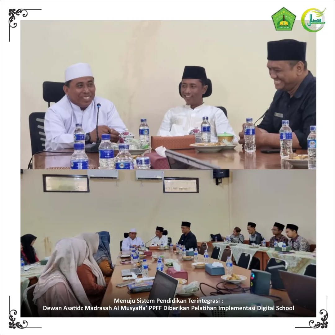 Menuju Sitem Pendidikan Terintegrasi : Dewan Asatidz Madrasah Al Musyaffa’ PPFF Diberikan Pelatihan Implementasi Digital School