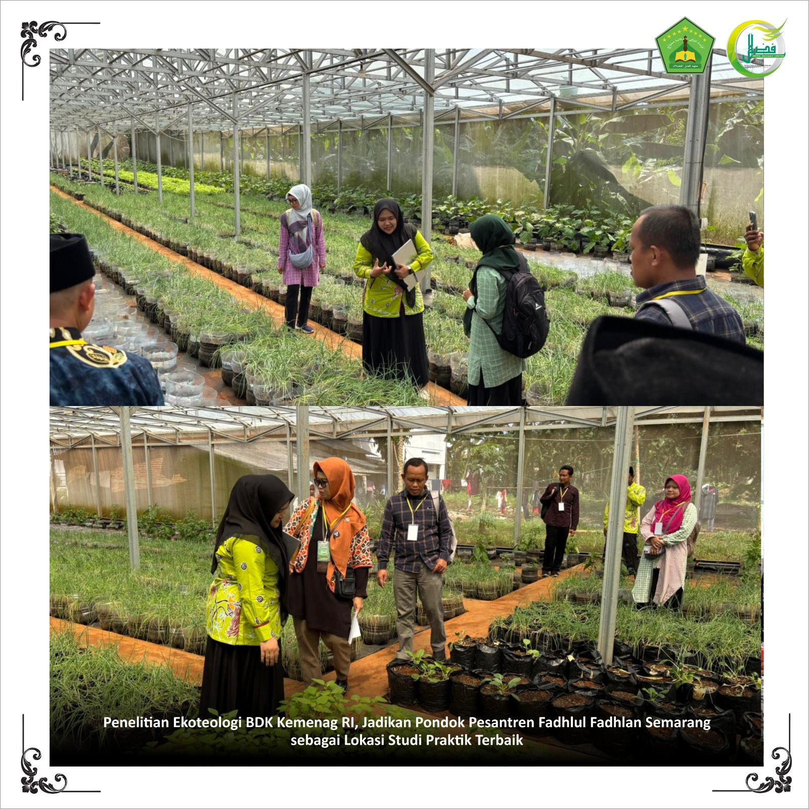 Penelitian Ekoteologi BDK Kemenag RI, Jadikan PPFF Semarang Lokasi Studi Praktik Terbaik